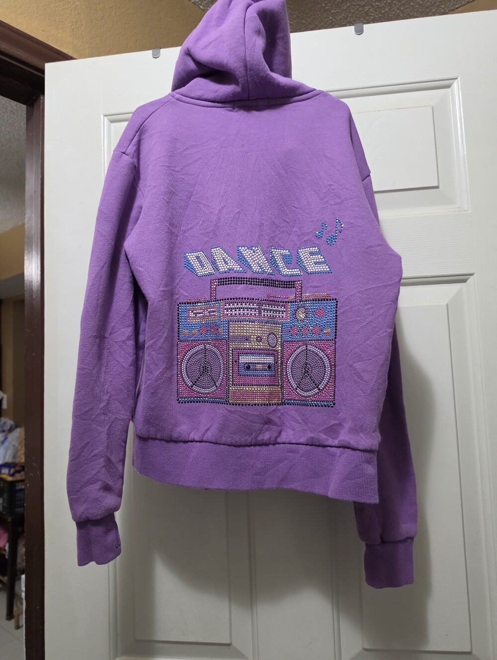 Butter Kids Purple Zip Hoodie Jacket